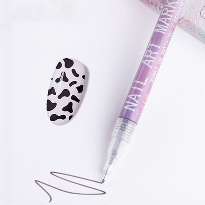 🎁Heißer Verkauf – 50 % Rabatt!💅🎨12 Farben Nagelkunst-Stifte-Set für kreative Designs