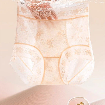 【❣️✨Kaufen Sie mehr, erhalten Sie mehr✨】👙Nahtlose Damen-Spitzenhöschen mit hoher Taille