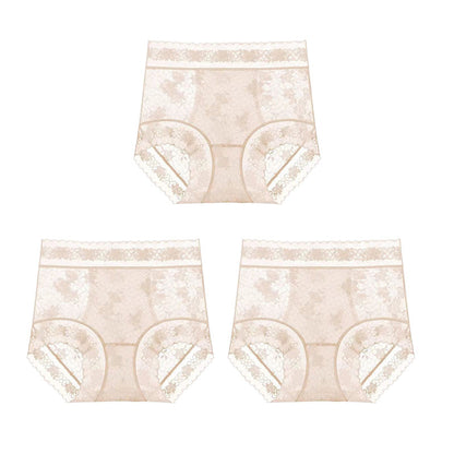 【❣️✨Kaufen Sie mehr, erhalten Sie mehr✨】👙Nahtlose Damen-Spitzenhöschen mit hoher Taille