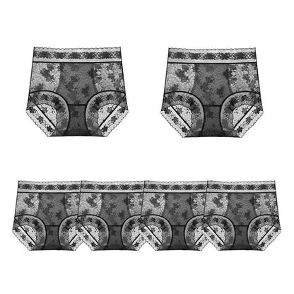 【❣️✨Kaufen Sie mehr, erhalten Sie mehr✨】👙Nahtlose Damen-Spitzenhöschen mit hoher Taille