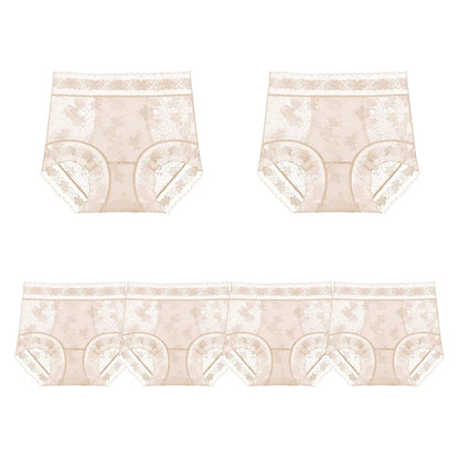 【❣️✨Kaufen Sie mehr, erhalten Sie mehr✨】👙Nahtlose Damen-Spitzenhöschen mit hoher Taille