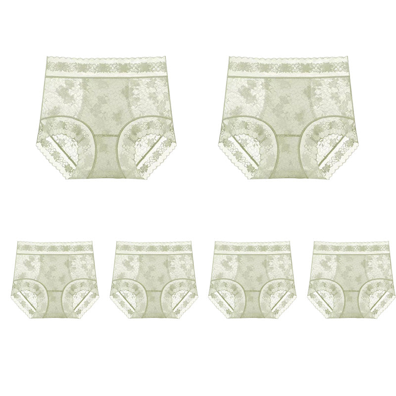 【❣️✨Kaufen Sie mehr, erhalten Sie mehr✨】👙Nahtlose Damen-Spitzenhöschen mit hoher Taille
