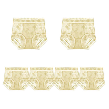 【❣️✨Kaufen Sie mehr, erhalten Sie mehr✨】👙Nahtlose Damen-Spitzenhöschen mit hoher Taille