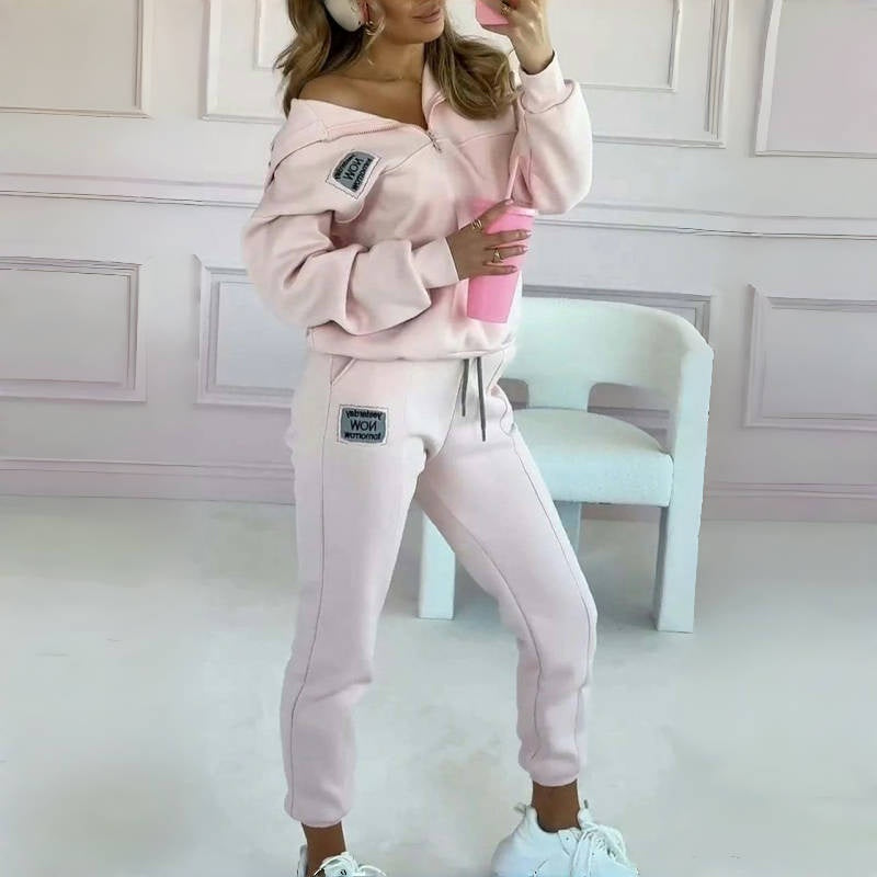 💕Limited Time 50% Off - Zweiteiliges Set aus Kapuzenpulli und Hose