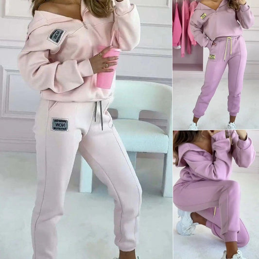 💕Limited Time 50% Off - Zweiteiliges Set aus Kapuzenpulli und Hose