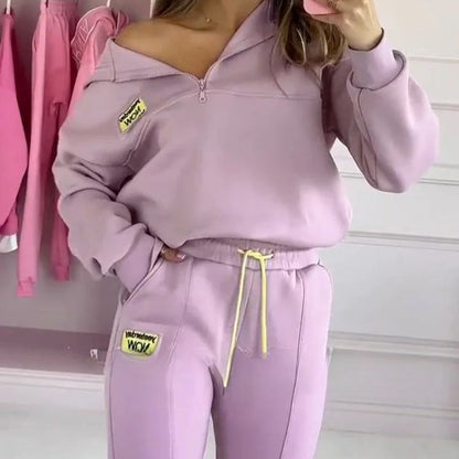 💕Limited Time 50% Off - Zweiteiliges Set aus Kapuzenpulli und Hose