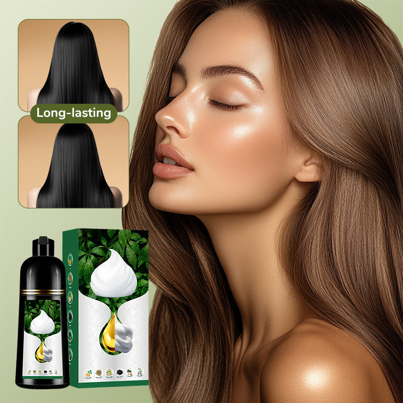 🎁 MEHR KAUFEN, MEHR SPAREN! 🌿✨ Pflanzenbasierte Schaum-Haarfarbe – Sanft & langanhaltend