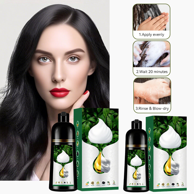 🎁 MEHR KAUFEN, MEHR SPAREN! 🌿✨ Pflanzenbasierte Schaum-Haarfarbe – Sanft & langanhaltend