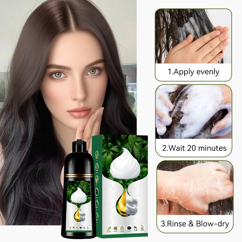 🎁 MEHR KAUFEN, MEHR SPAREN! 🌿✨ Pflanzenbasierte Schaum-Haarfarbe – Sanft & langanhaltend