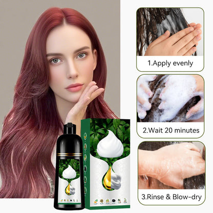 🎁 MEHR KAUFEN, MEHR SPAREN! 🌿✨ Pflanzenbasierte Schaum-Haarfarbe – Sanft & langanhaltend