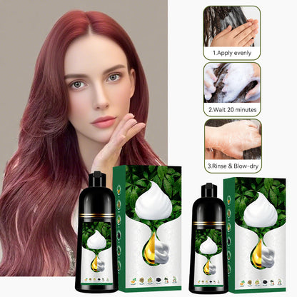 🎁 MEHR KAUFEN, MEHR SPAREN! 🌿✨ Pflanzenbasierte Schaum-Haarfarbe – Sanft & langanhaltend