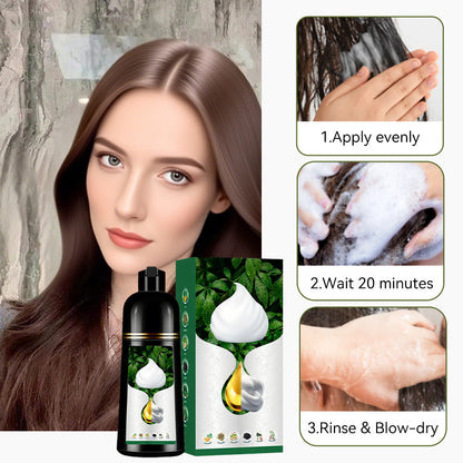 🎁 MEHR KAUFEN, MEHR SPAREN! 🌿✨ Pflanzenbasierte Schaum-Haarfarbe – Sanft & langanhaltend