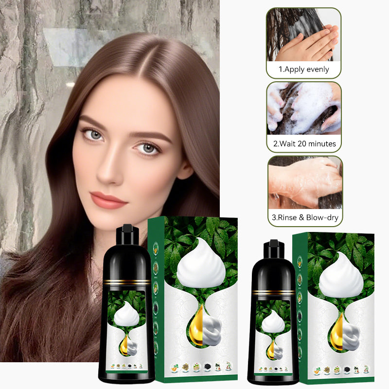 🎁 MEHR KAUFEN, MEHR SPAREN! 🌿✨ Pflanzenbasierte Schaum-Haarfarbe – Sanft & langanhaltend