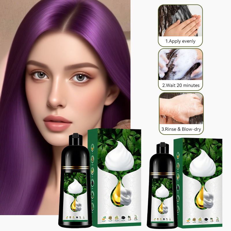 🎁 MEHR KAUFEN, MEHR SPAREN! 🌿✨ Pflanzenbasierte Schaum-Haarfarbe – Sanft & langanhaltend