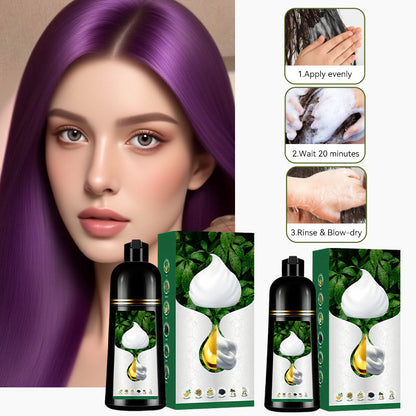 🎁 MEHR KAUFEN, MEHR SPAREN! 🌿✨ Pflanzenbasierte Schaum-Haarfarbe – Sanft & langanhaltend