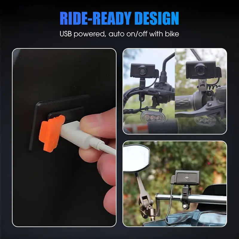 🏍️ 50 % Rabatt für begrenzte Zeit – wasserdichte HD-Motorrad-Dashcam