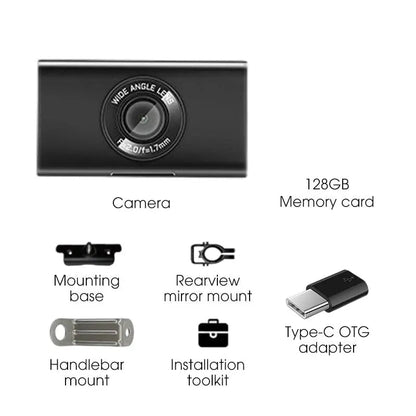 🏍️ 50 % Rabatt für begrenzte Zeit – wasserdichte HD-Motorrad-Dashcam