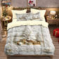 🎄 NU 49% KORTING! ✨ Feestelijke kerstset van 3-delige dekbedovertrekken - zacht geborsteld polyester met kerstmotieven voor een gezellige seizoensdecoratie 🛏️❤️
