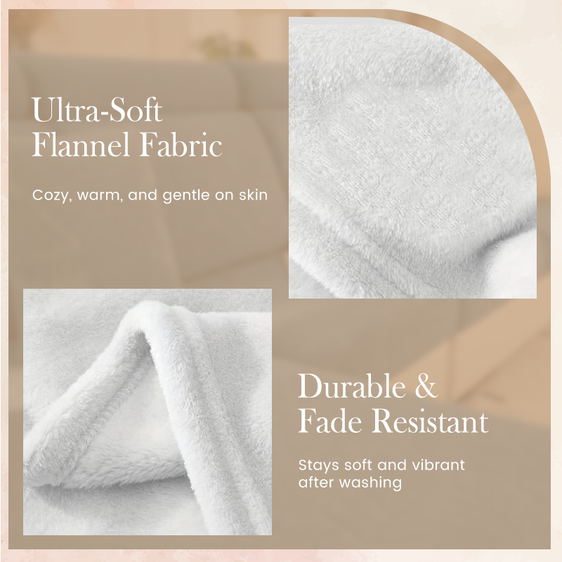 🔥 49% KORTING ! ✨ Flanellen Deken met Kunstprint - Zachte Stof, Meerdere Maten, Perfect voor Huis en Kantoor 🏠✨